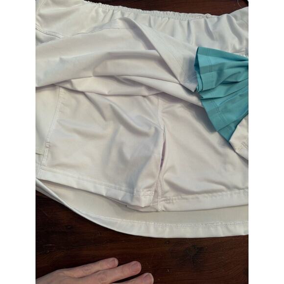 Cross Court L23 Giovanni Slit Skirt Size Small Tennis Skirt White NWT - Picture 3 of 9